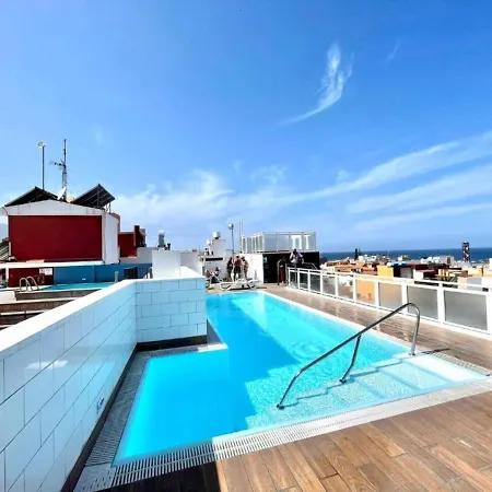 Estudio Pp Sin Balcon, Con Wifi Gratis, Centrico, Piscina En Puerto De La Cruz Apartment *